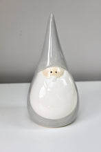 Load image into Gallery viewer, Grey Ceramic Santa
