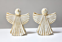 Load image into Gallery viewer, Gold Distressed Angel Set