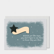 Load image into Gallery viewer, Friends are like stars..&#39; Greetings Card
