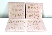 Load image into Gallery viewer, Prosecco Drinks Coasters