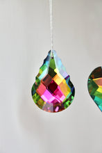 Load image into Gallery viewer, Peacock Lustre Glass Decorations