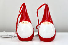 Load image into Gallery viewer, Ceramic Red Santa Gonk Decorations
