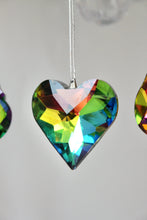 Load image into Gallery viewer, Peacock Lustre Glass Decorations