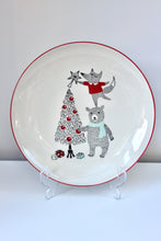 Load image into Gallery viewer, Christmas Bear Children&#39;s Plate
