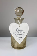 Load image into Gallery viewer, 'We will be friends..' Wobbly Porcelain Heart