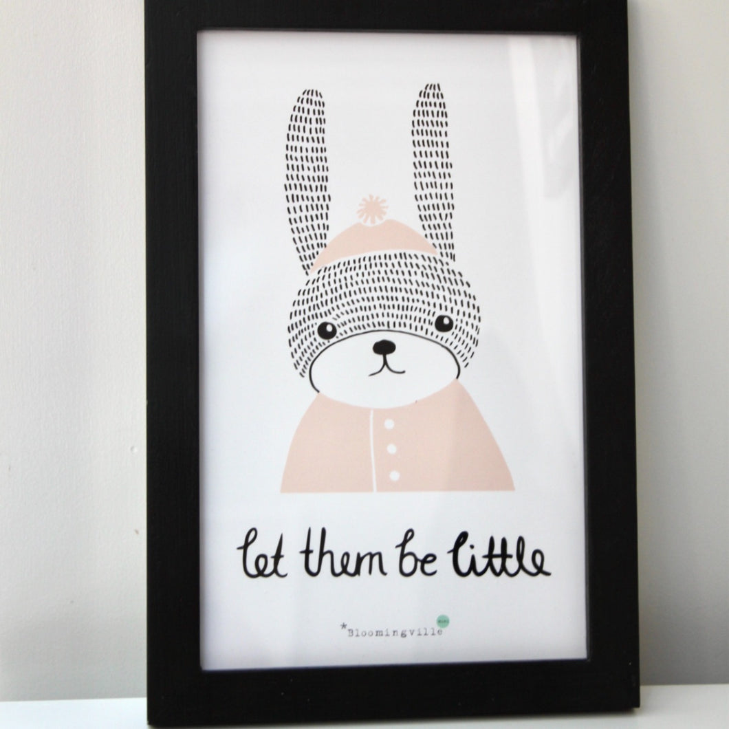 'Let them be little' Rabbit Frame