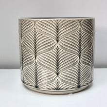 Load image into Gallery viewer, Grey Wave Ceramic Planter
