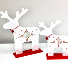 Load image into Gallery viewer, White Scandi Wooden Reindeer
