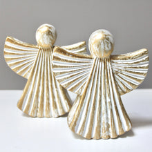 Load image into Gallery viewer, Gold Distressed Angel Set