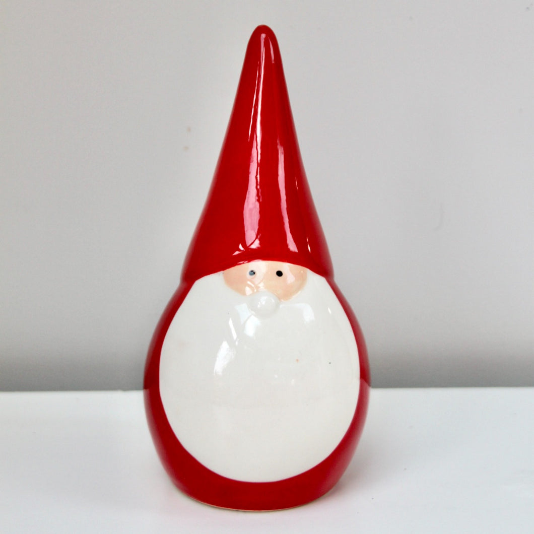 Red Ceramic Santa