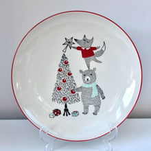 Load image into Gallery viewer, Christmas Bear Children&#39;s Plate
