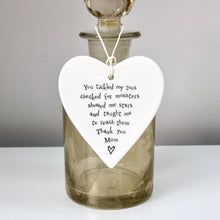 Load image into Gallery viewer, 'You tickled my toes..' Porcelain Heart