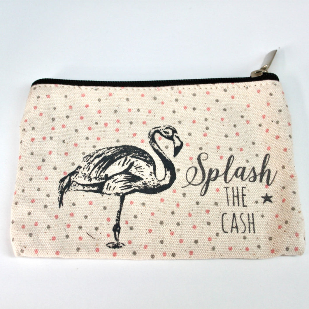 'Splash the cash..' Flamingo Purse