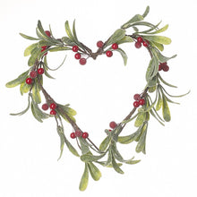 Load image into Gallery viewer, Red Berry Heart Wreath
