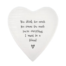 Load image into Gallery viewer, You drink too much&#39; Porcelain Coaster
