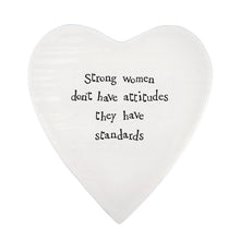Load image into Gallery viewer, &#39;Strong Women&#39; Porcelain Heart
