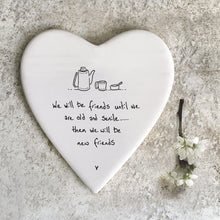 Load image into Gallery viewer, We will be friends&#39; Porcelain Coaster
