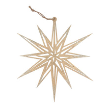 Load image into Gallery viewer, Gold Fretwork Bethlehem Star
