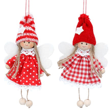 Load image into Gallery viewer, Scandi Red &amp; White Angels
