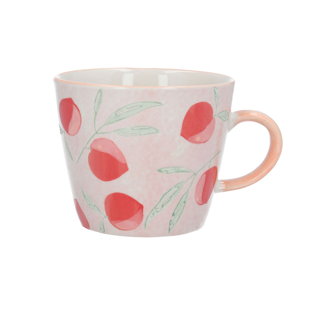 Ceramic Peaches Mug (Set of 2)