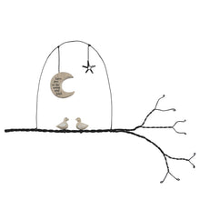 Load image into Gallery viewer, Wire Twig Hanger - Love you to the moon and back
