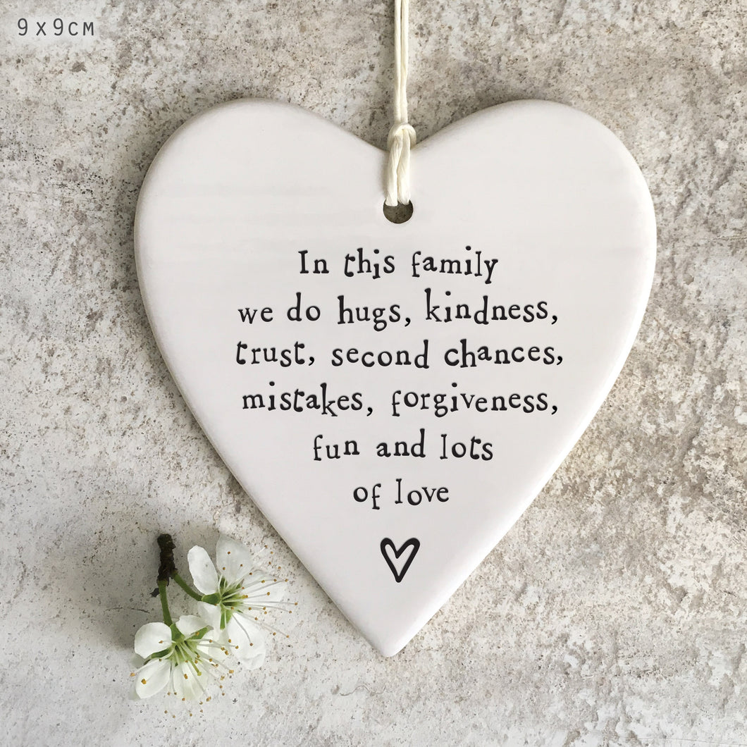 In this family..' Porcelain Heart