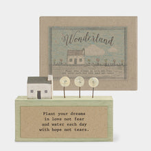 Load image into Gallery viewer, Mini plaque &#39;Plant your dreams&#39;
