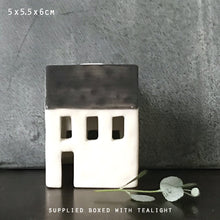 Load image into Gallery viewer, Porcelain Tea Light House No.85
