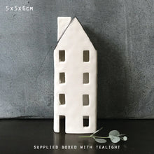 Load image into Gallery viewer, Porcelain Tea Light House No.87
