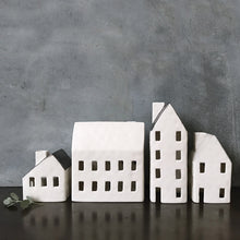 Load image into Gallery viewer, Porcelain Tea Light House No.87
