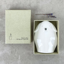 Load image into Gallery viewer, Mini Porcelain Dog Bud Vase
