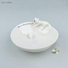 Load image into Gallery viewer, Cat &amp; Mouse Trinket Bowl
