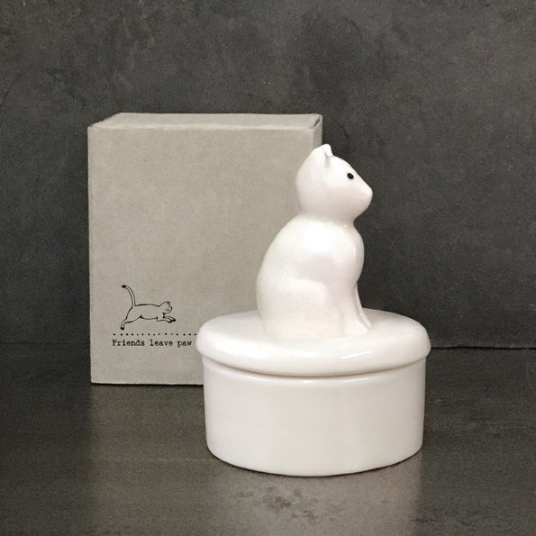Little Porcelain Cat Pot