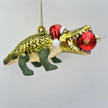 Load image into Gallery viewer, Alligator with Christmas Bauble
