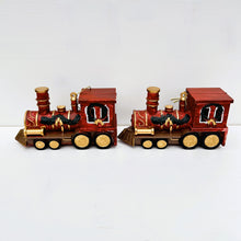Load image into Gallery viewer, Red Acrylic Antique-Style Train
