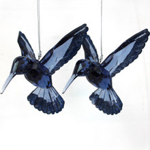 Load image into Gallery viewer, Blue Glitter Hummingbird
