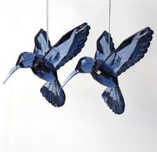 Load image into Gallery viewer, Blue Glitter Hummingbird
