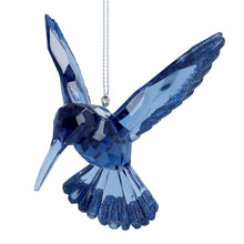 Load image into Gallery viewer, Blue Glitter Hummingbird
