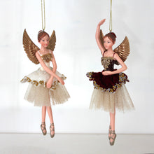 Load image into Gallery viewer, Burgundy &amp; Cream Velvet Angel
