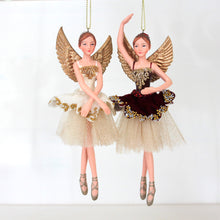 Load image into Gallery viewer, Burgundy &amp; Cream Velvet Angel
