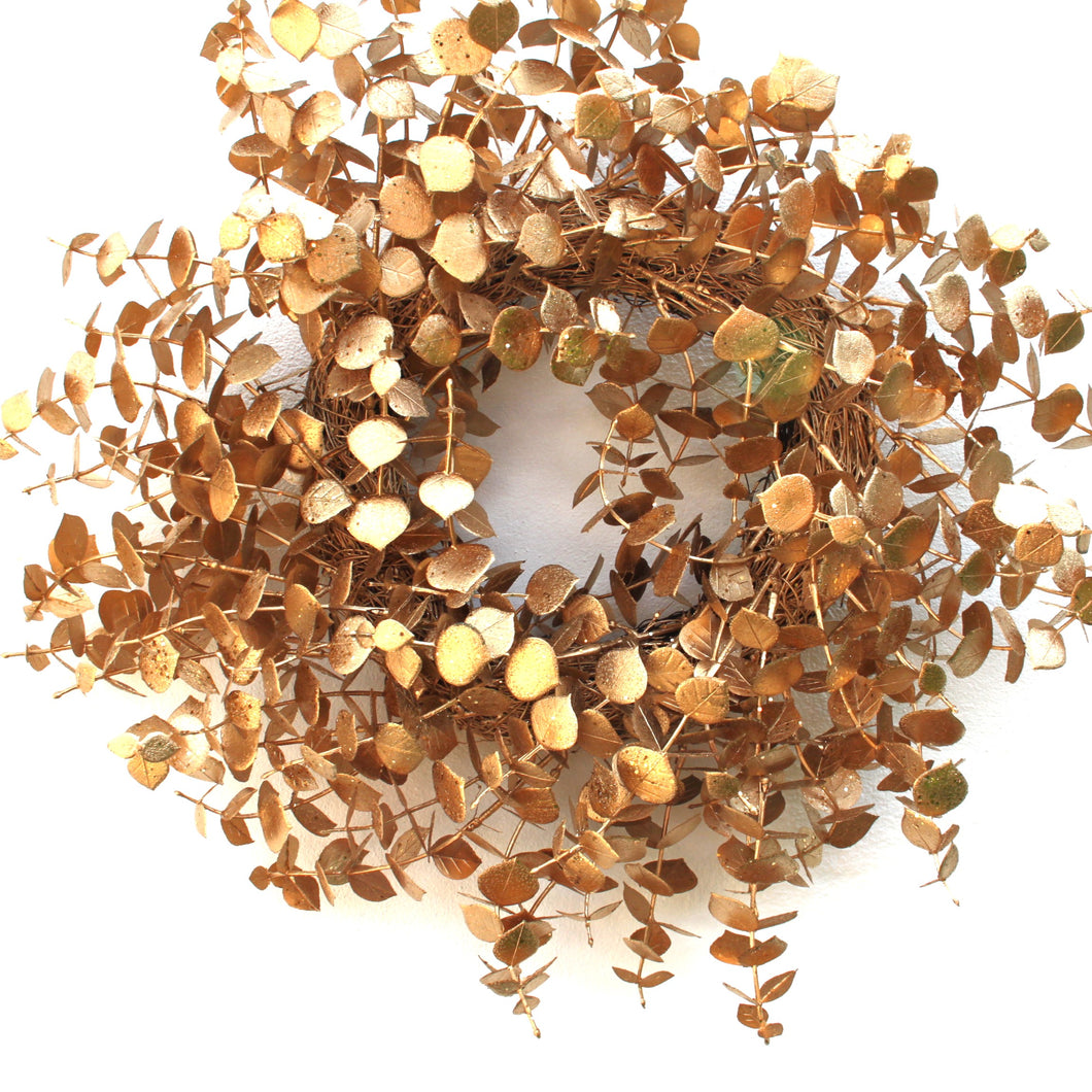 Gold Eucalyptus Wreath
