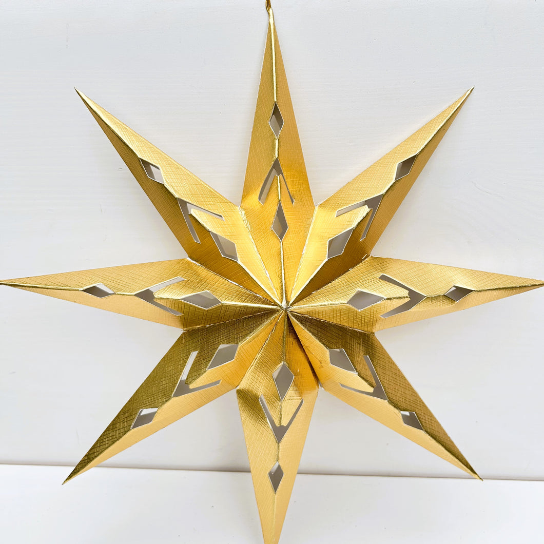 Gold Paper Bethlehem Star