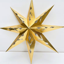 Load image into Gallery viewer, Gold Paper Bethlehem Star
