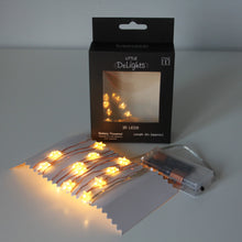 Load image into Gallery viewer, Copper Star String Lights with LEDs
