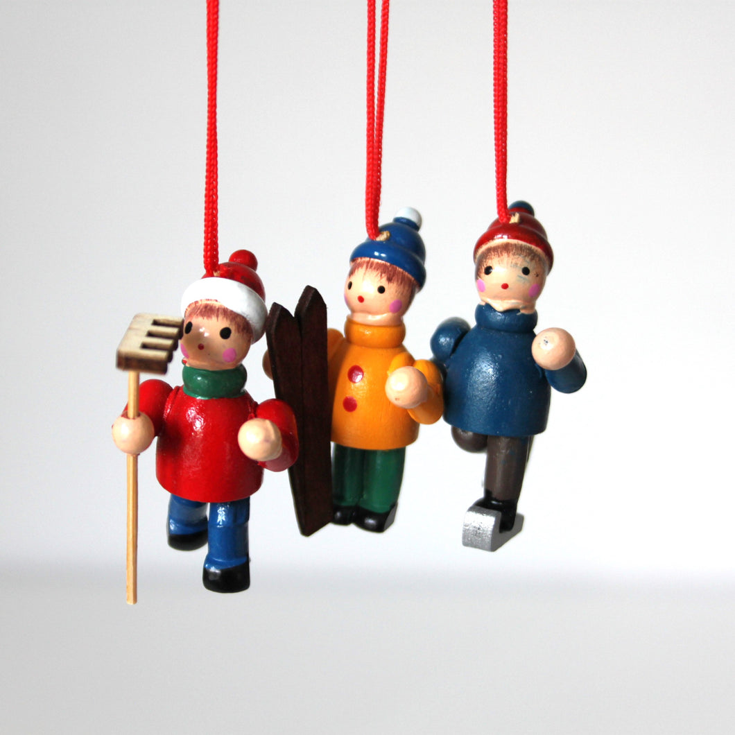 Mini Wooden Ski Children