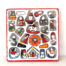 Load image into Gallery viewer, Box of 24 Mini Painted Christmas Decorations
