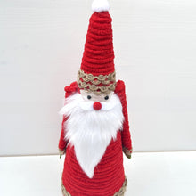 Load image into Gallery viewer, Chenille Faux Fur Cone Santa
