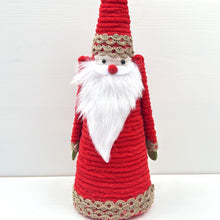 Load image into Gallery viewer, Chenille Faux Fur Cone Santa

