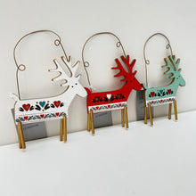 Load image into Gallery viewer, Alpine Wooden Reindeer Set
