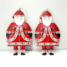 Load image into Gallery viewer, Alpine Tin Santa Set
